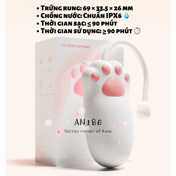 Chân mèo xinh AN186