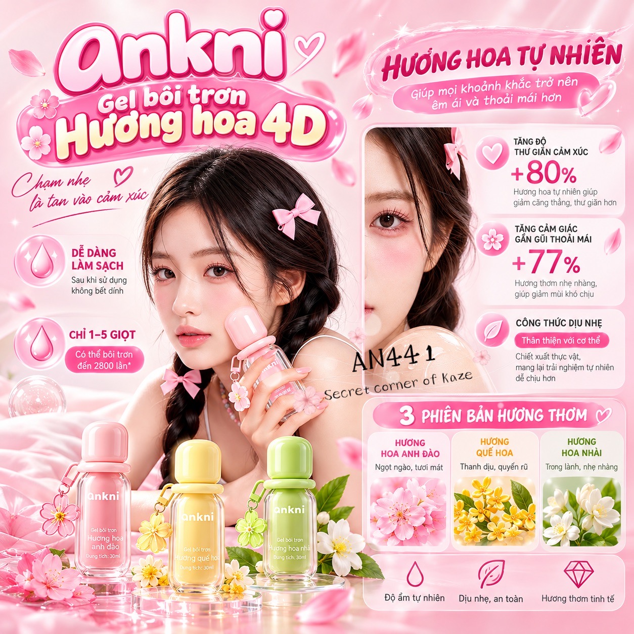 Lube ankni hương hoa AN441