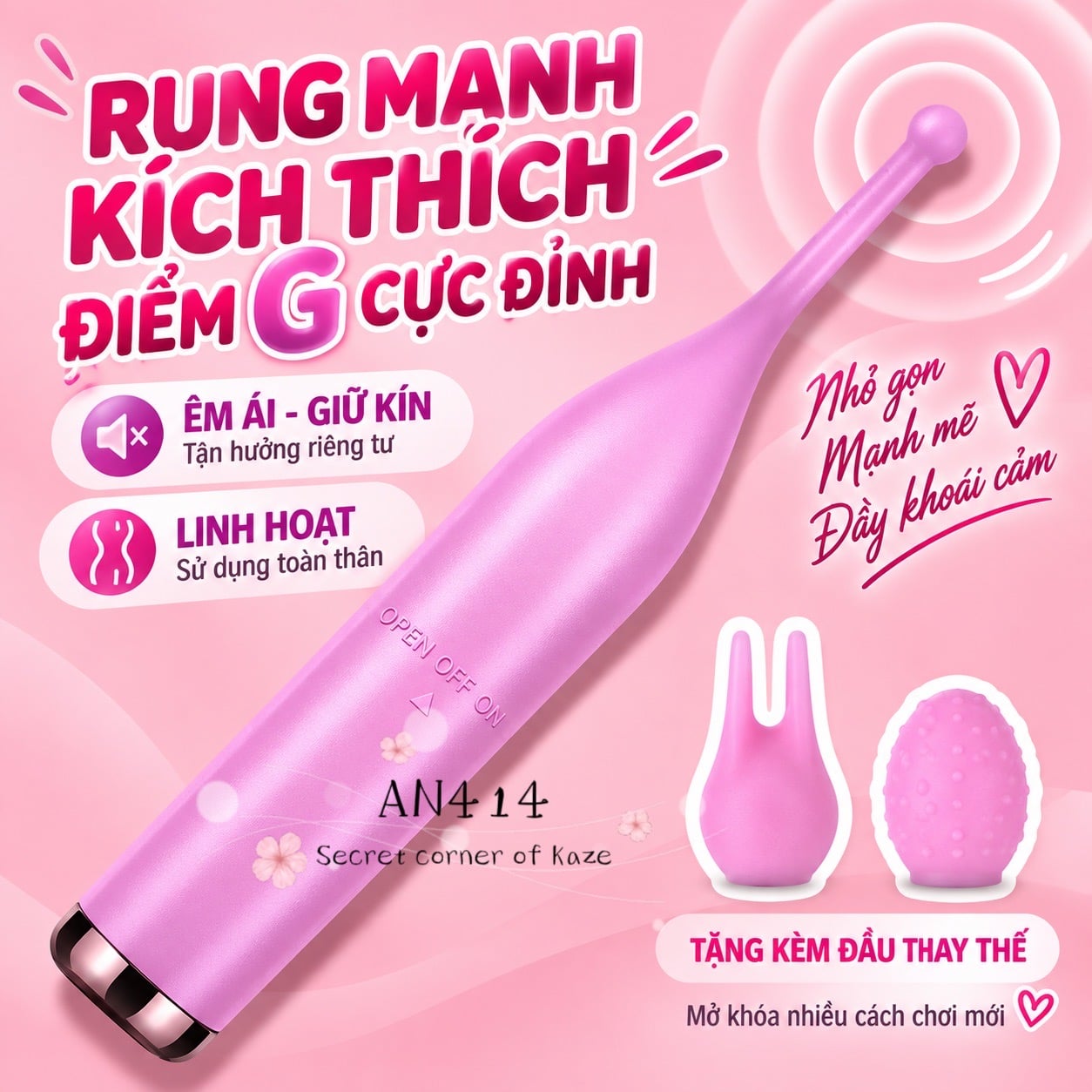 Mini pink stick AN414