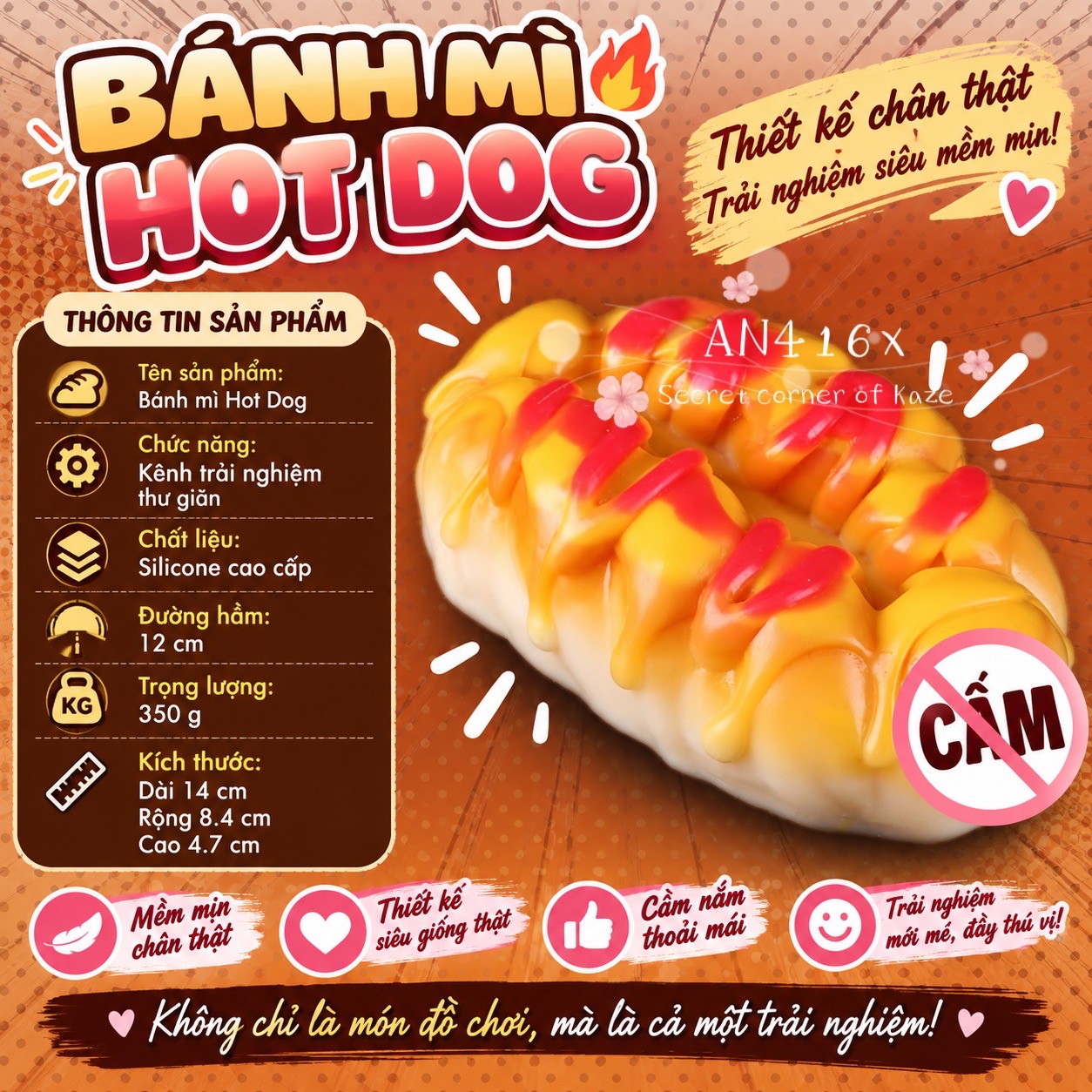 Series bánh mì AN416x