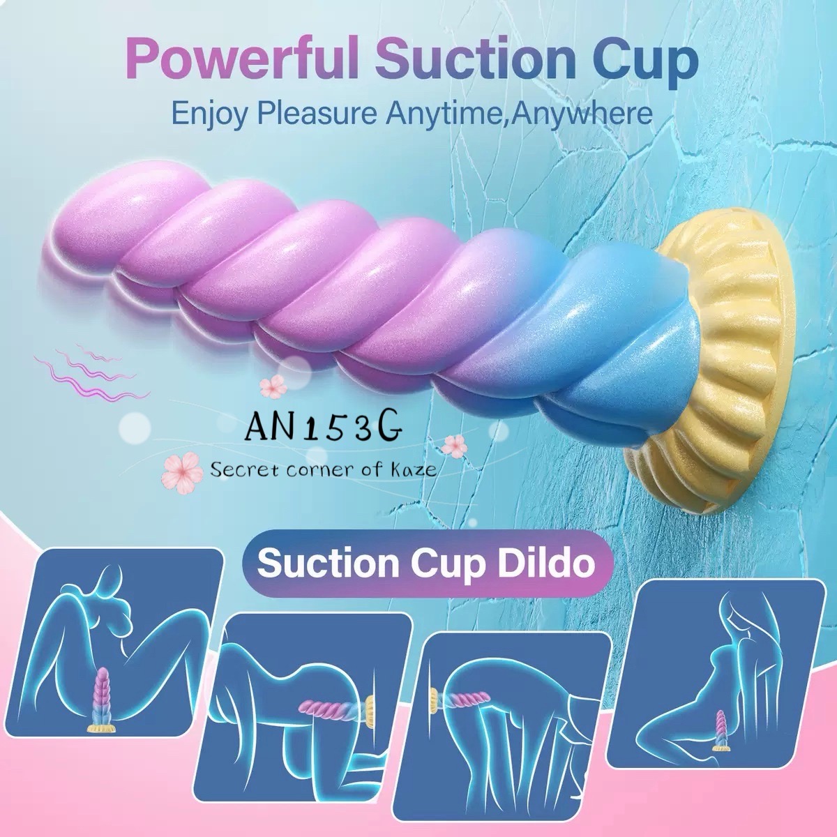 Unicorn dildoo rung AN153G