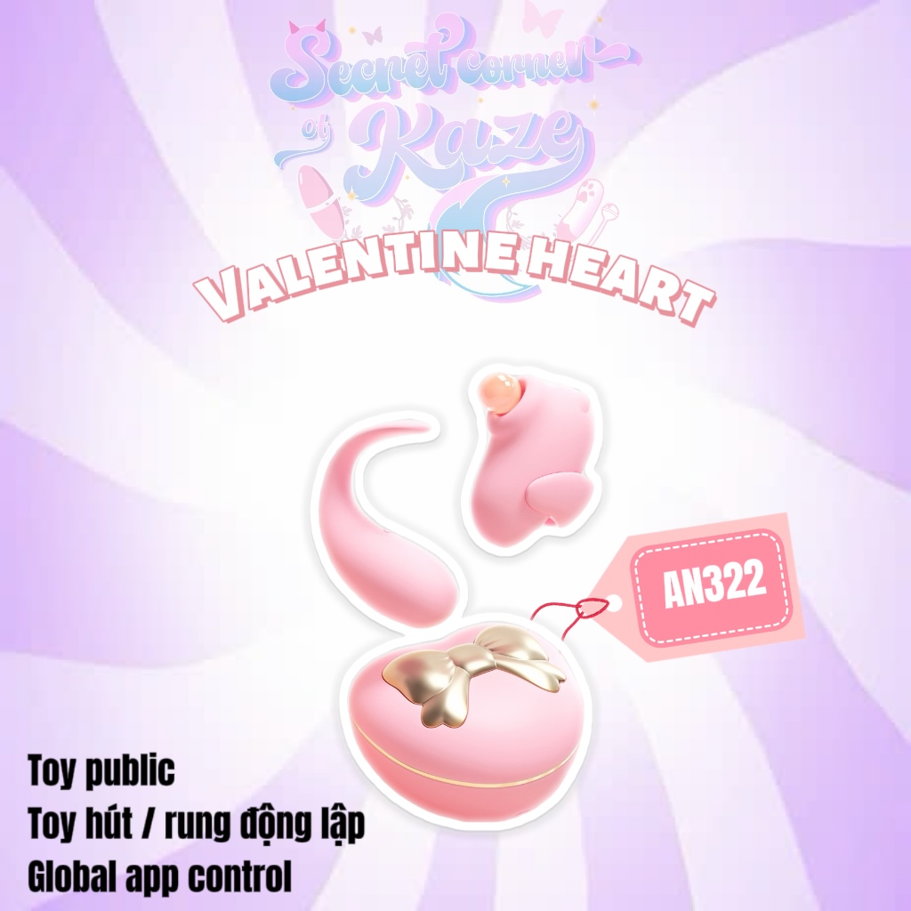 Valentine heart AN322