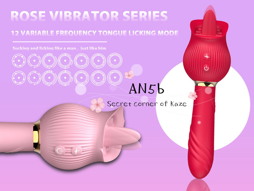 Hoa hồng liếm rung hai đầu AN5b