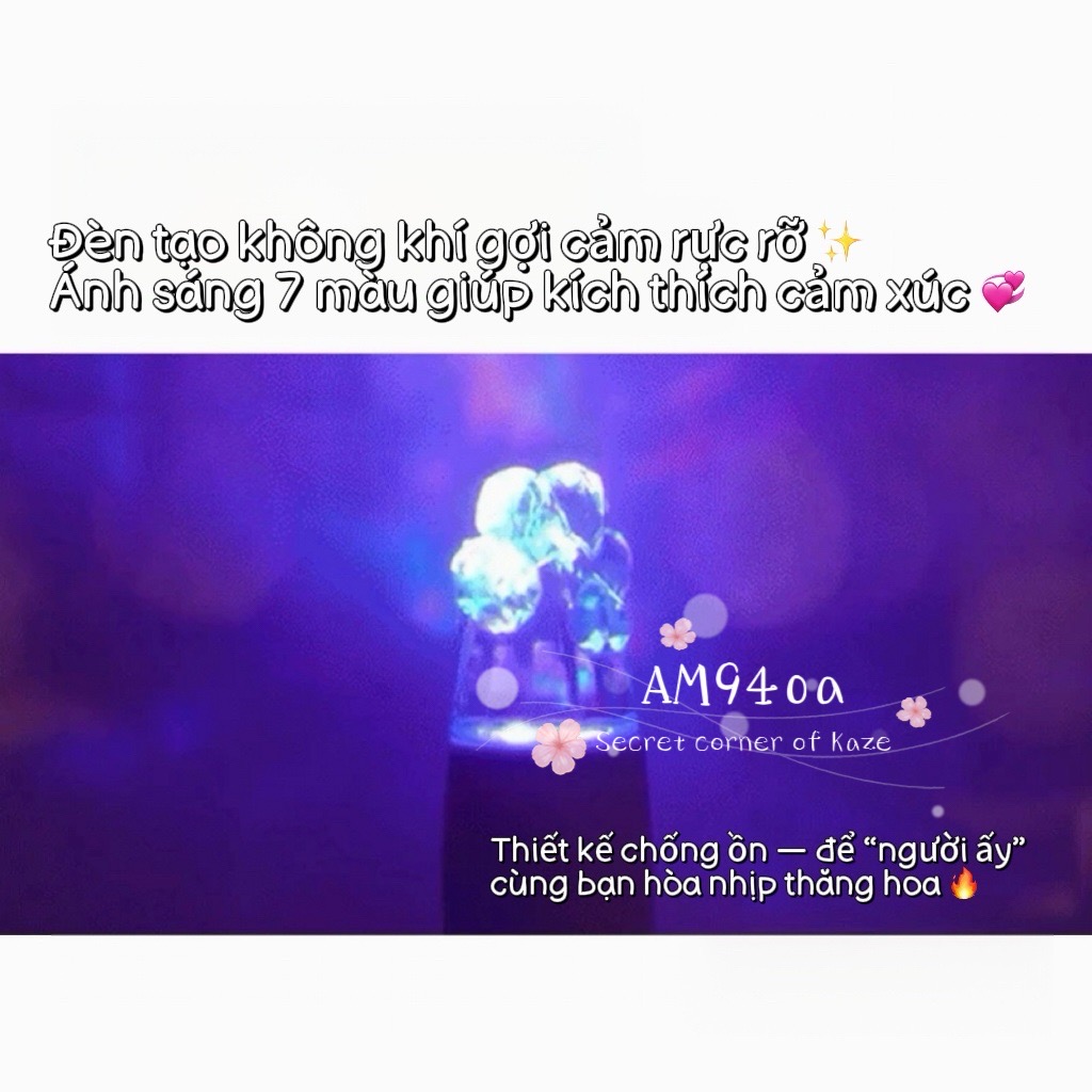 Gậy mèo pha lê xanh AM940a