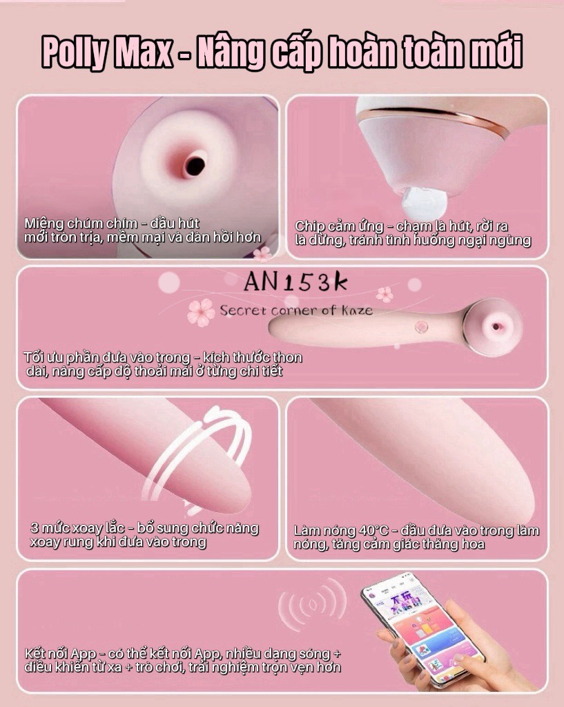 Polly máy hút đỉnh cao AN153K