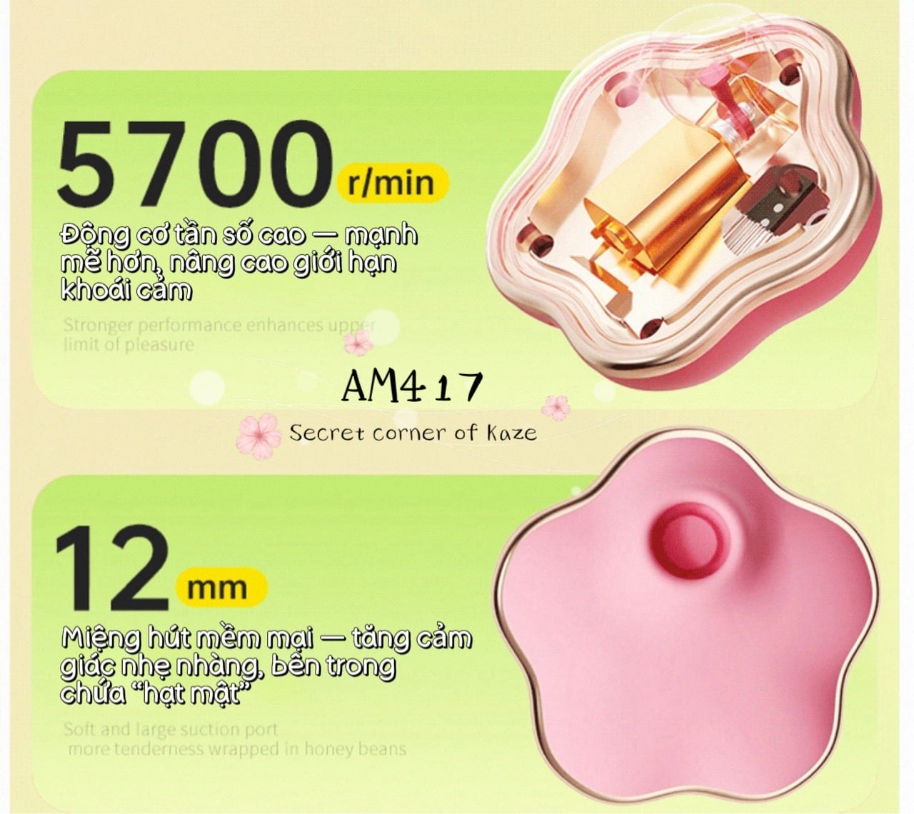 Chậu hoa massage AM417