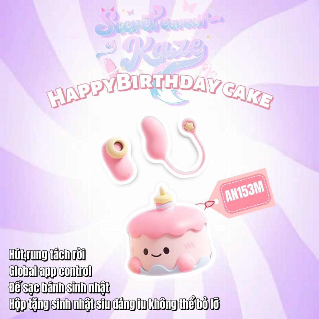 Birthday cake bánh kem sinh nhật AN153M