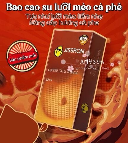 Bao cao su lưỡi mèo cà phê AM935a