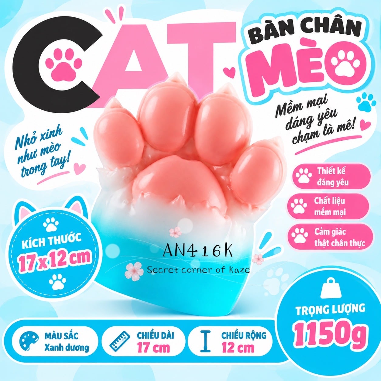 Furry Paw AN416K