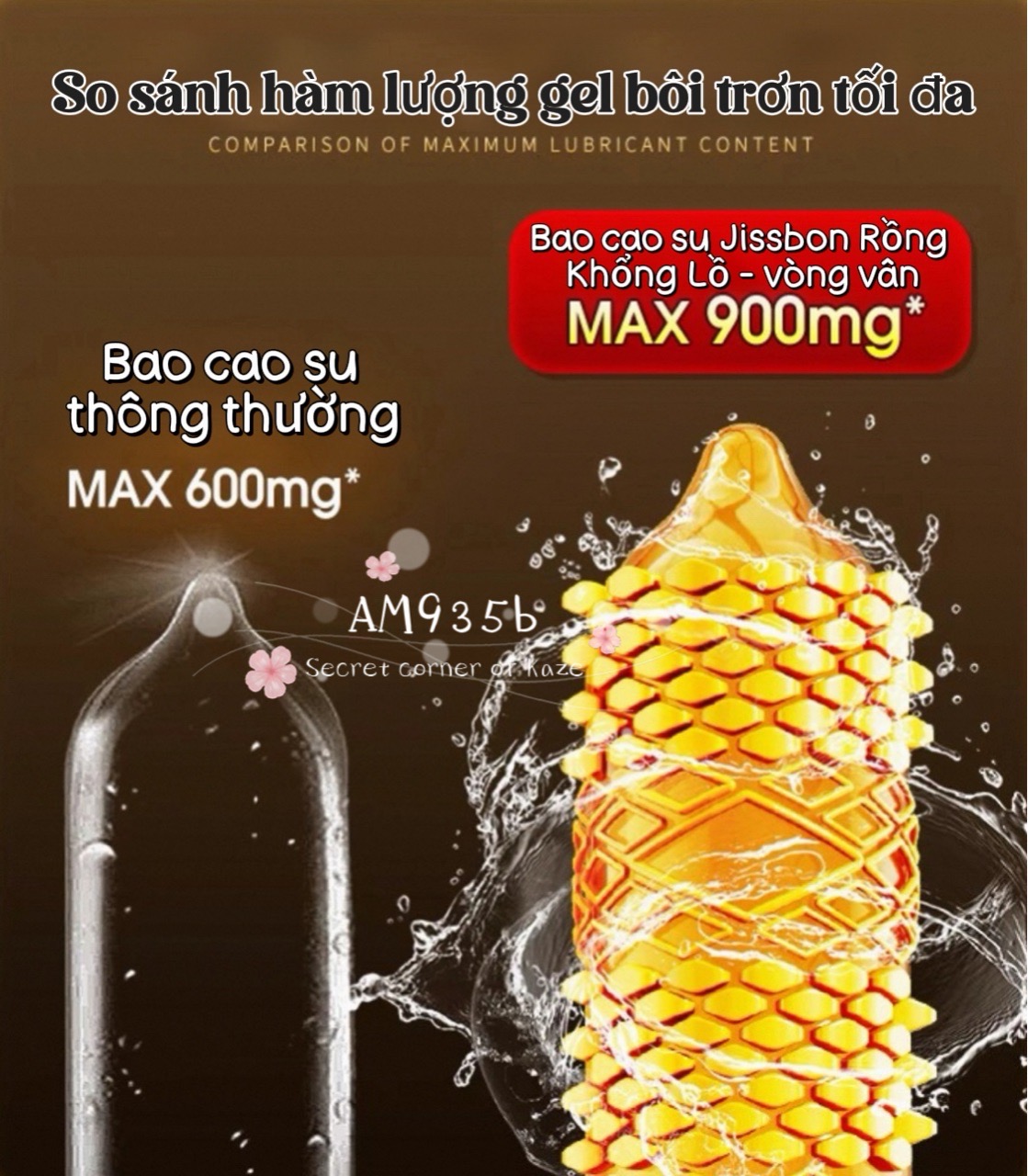 Bao cao su vẩy rồng  AM935b