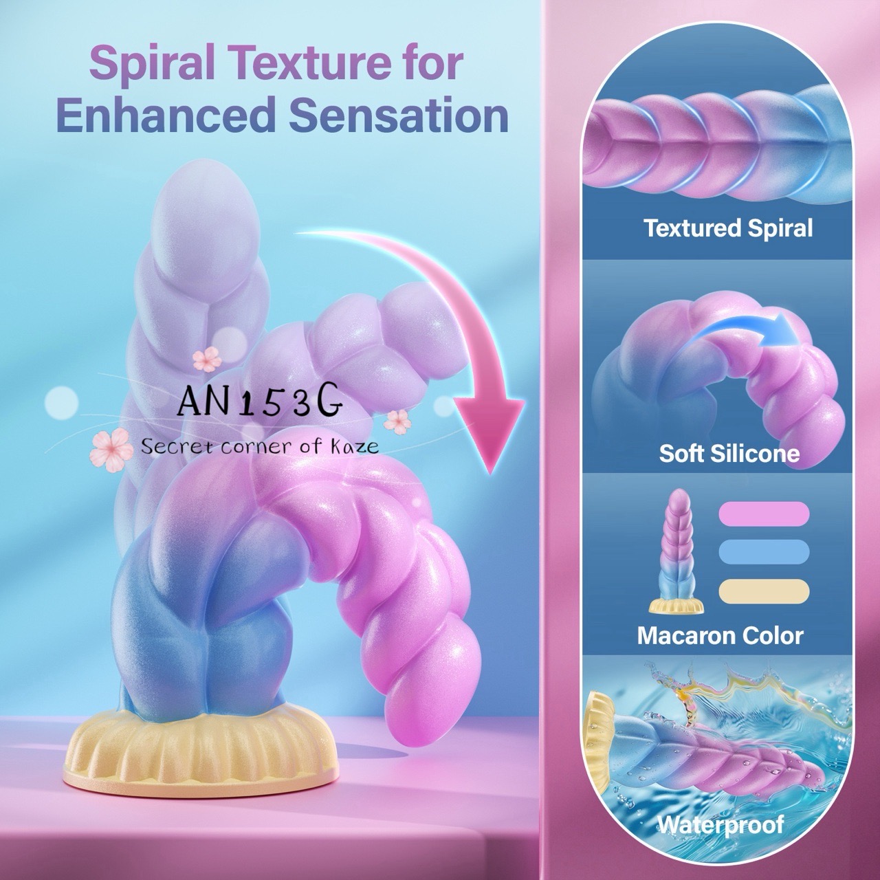 Unicorn dildoo rung AN153G