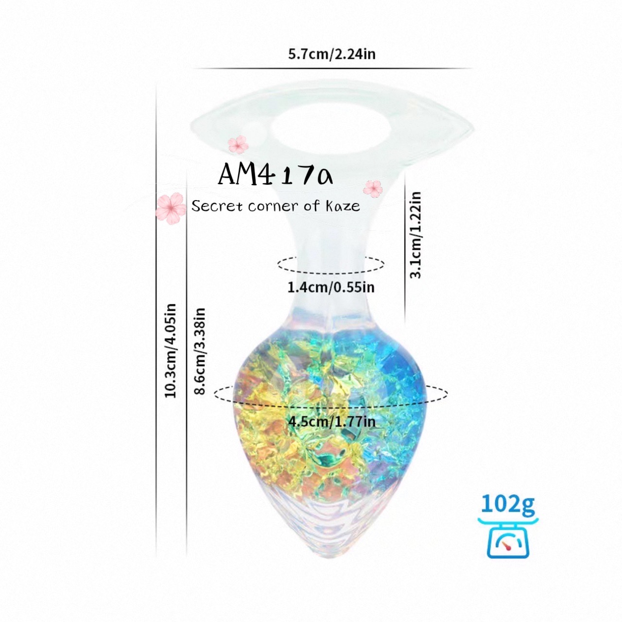 Hologram plug+gag AM417a