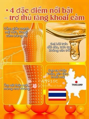 Bao cao su lưỡi mèo AM935c