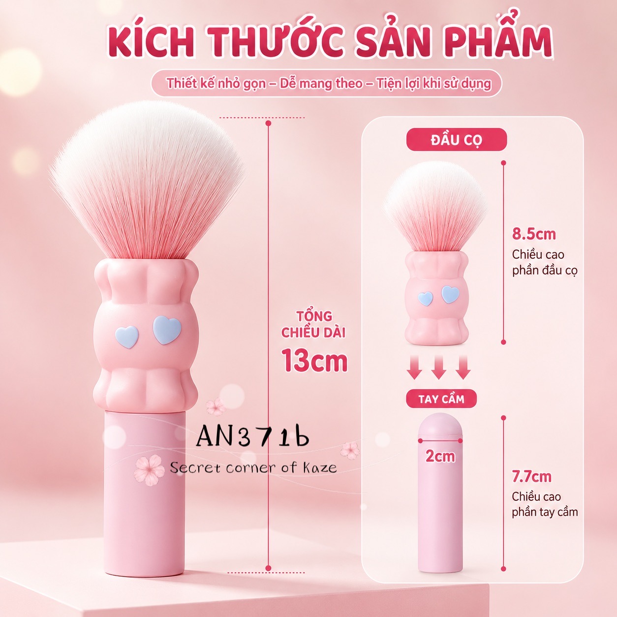 Cọ makeup xinh AN371b