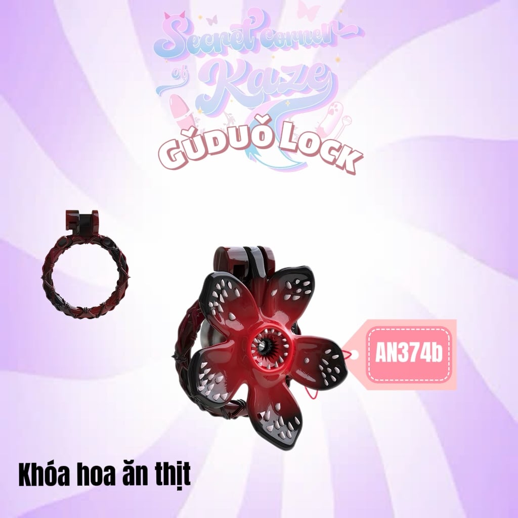 Khóa hoa ăn thịt AN374b