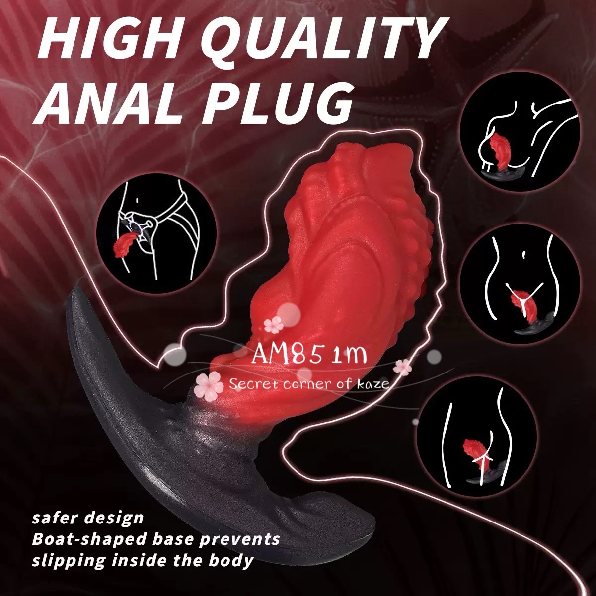 Anal plug dildo AM851m