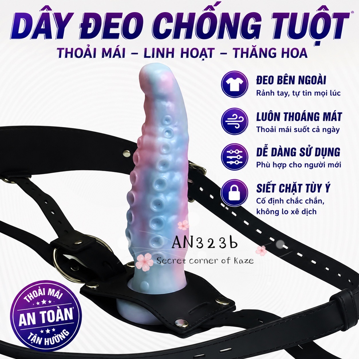 Râu tuột xoay rung AN323b