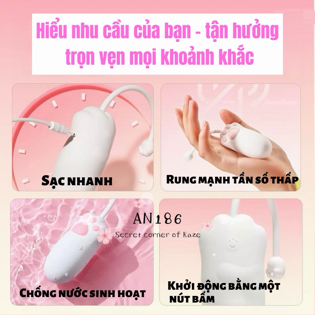 Chân mèo xinh AN186