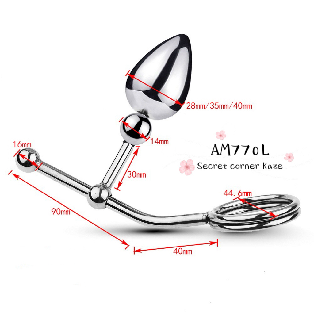 Khóa bi kèm buttplug AM770L