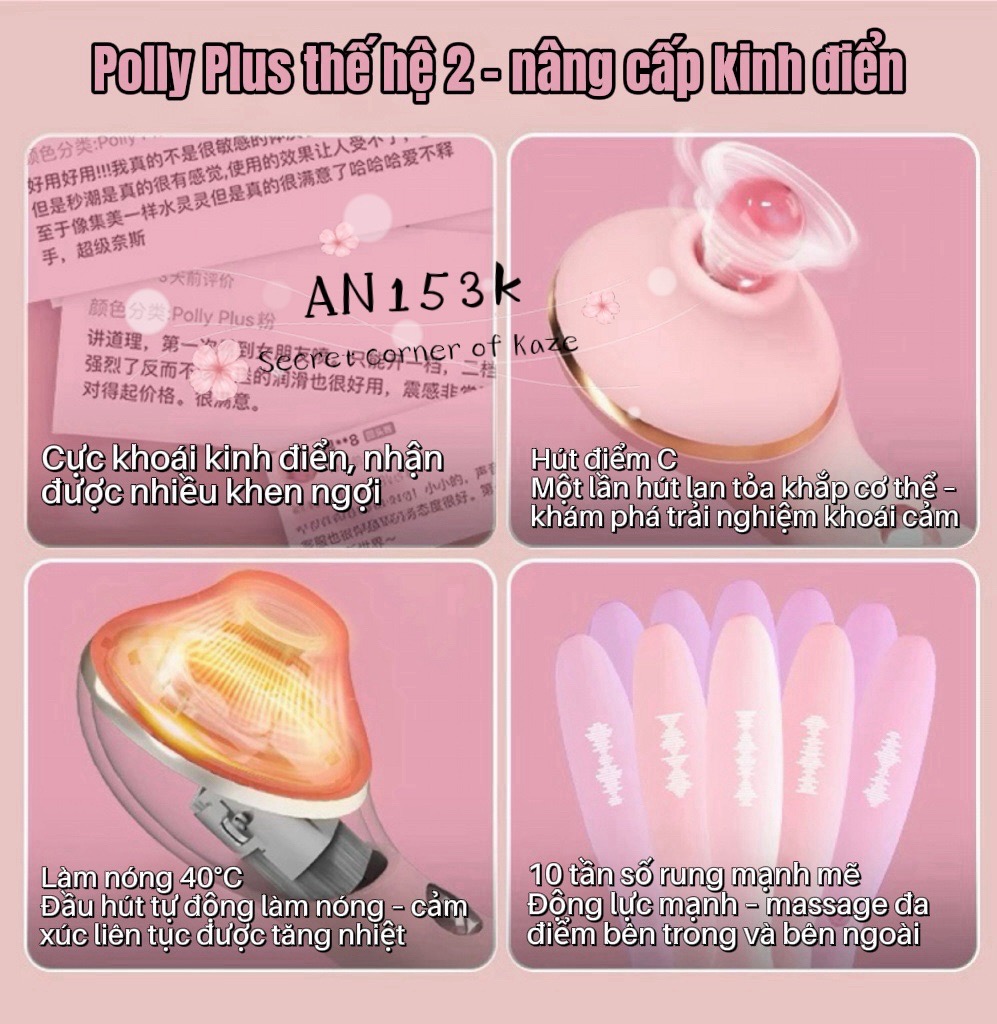 Polly máy hút đỉnh cao AN153K