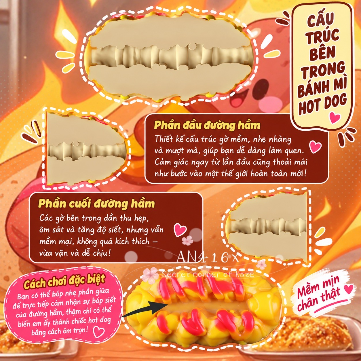 Series bánh mì AN416x