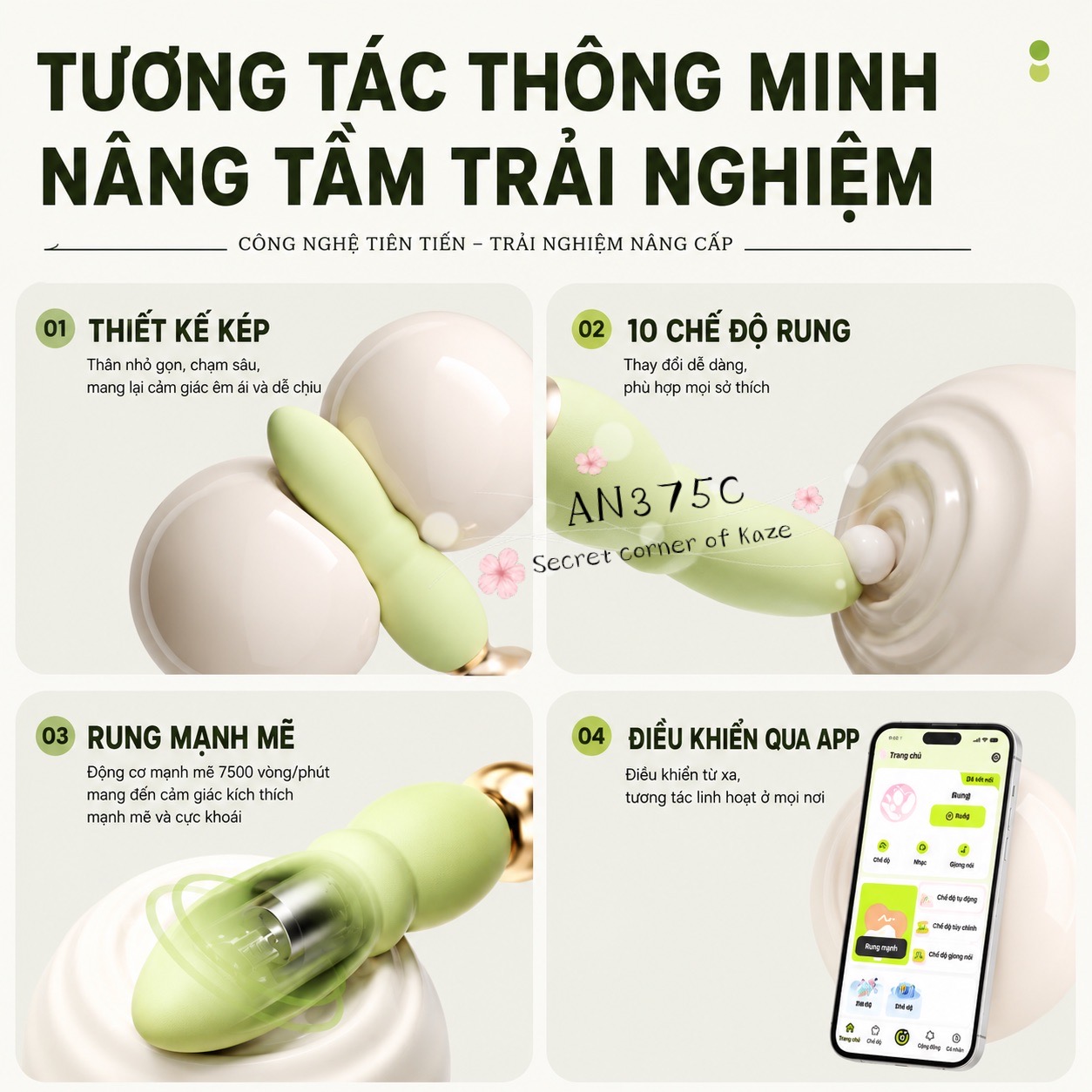 Miji green plug AN375c