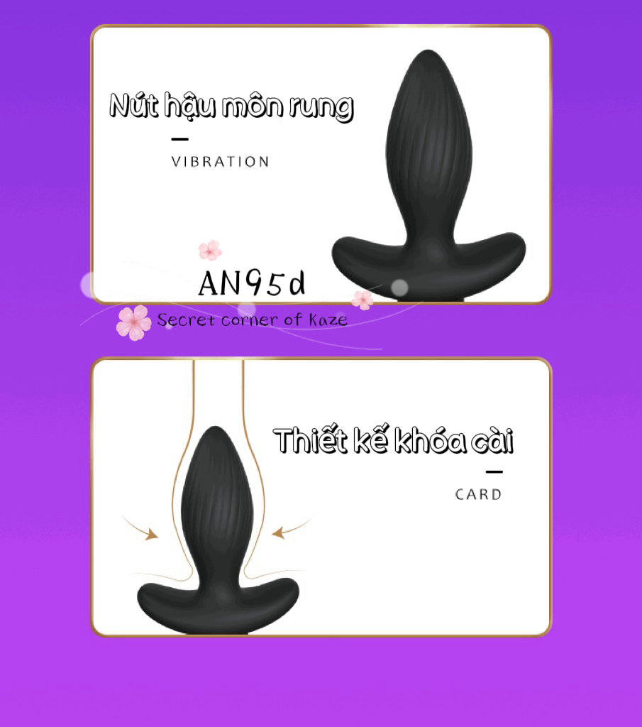 Buttplug đuôi cún vẫy AN95d