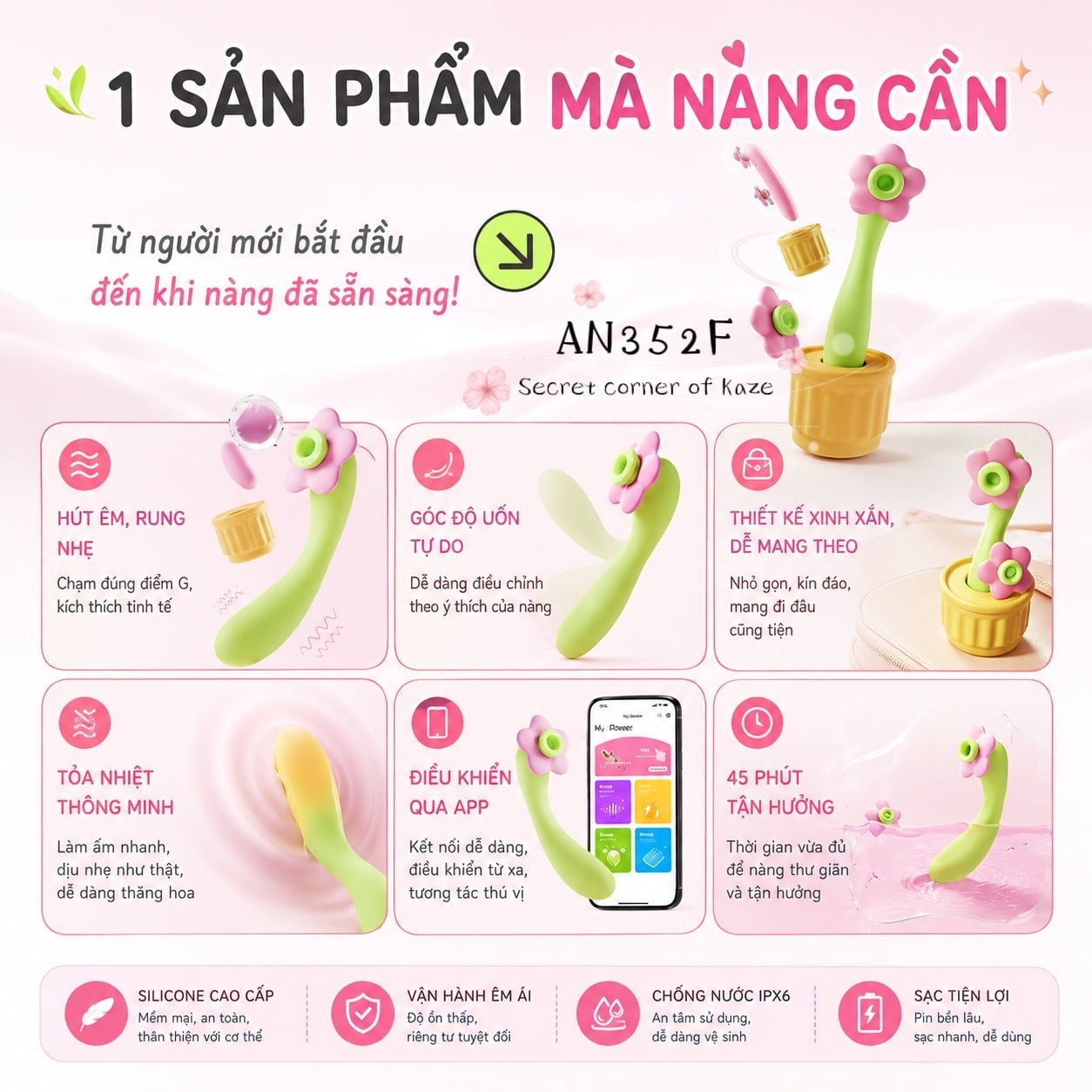 Hướng dương hồng AN352F