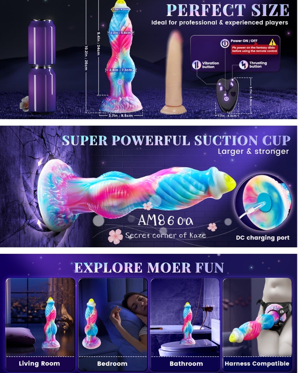 Rainbow horse AM860a