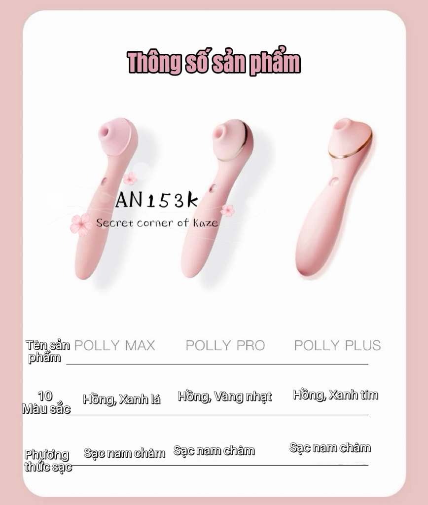 Polly máy hút đỉnh cao AN153K