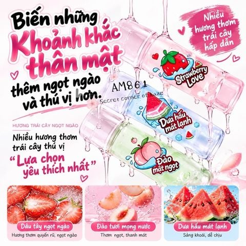 Gel bôi trơn vị trái cây Jissbon 120ml AM861