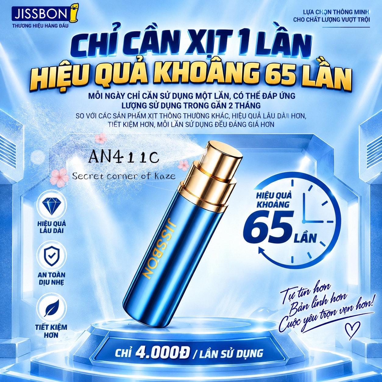 Xịt delay AN411c