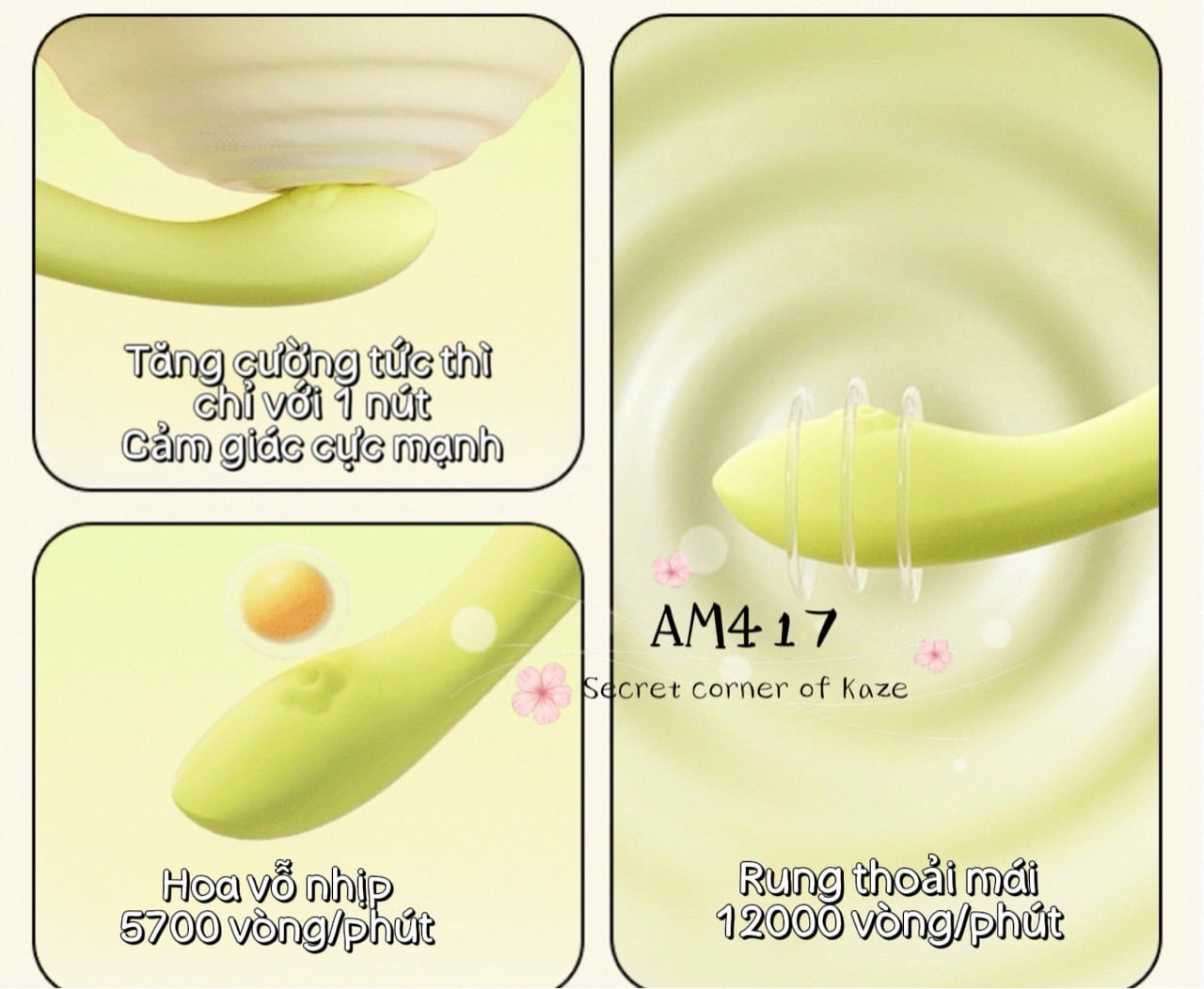 Chậu hoa massage AM417