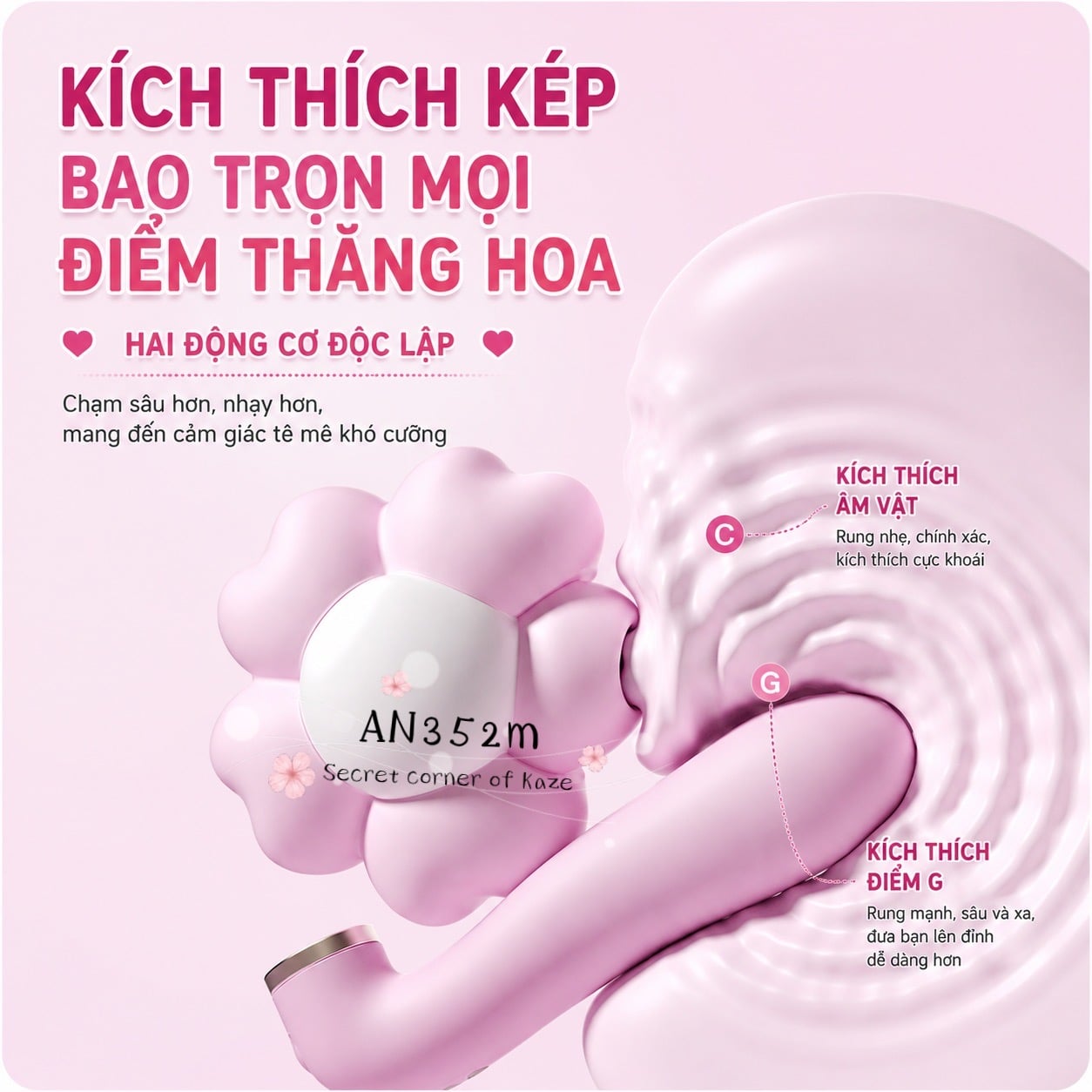 Chậu hoa báo thức AN352m