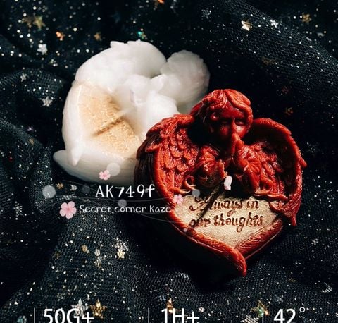 Nến tim thiên thần Ak749f