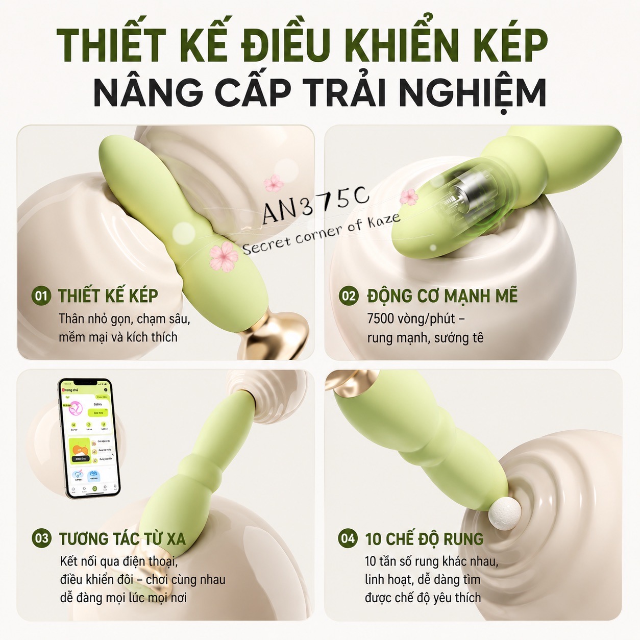 Miji green plug AN375c