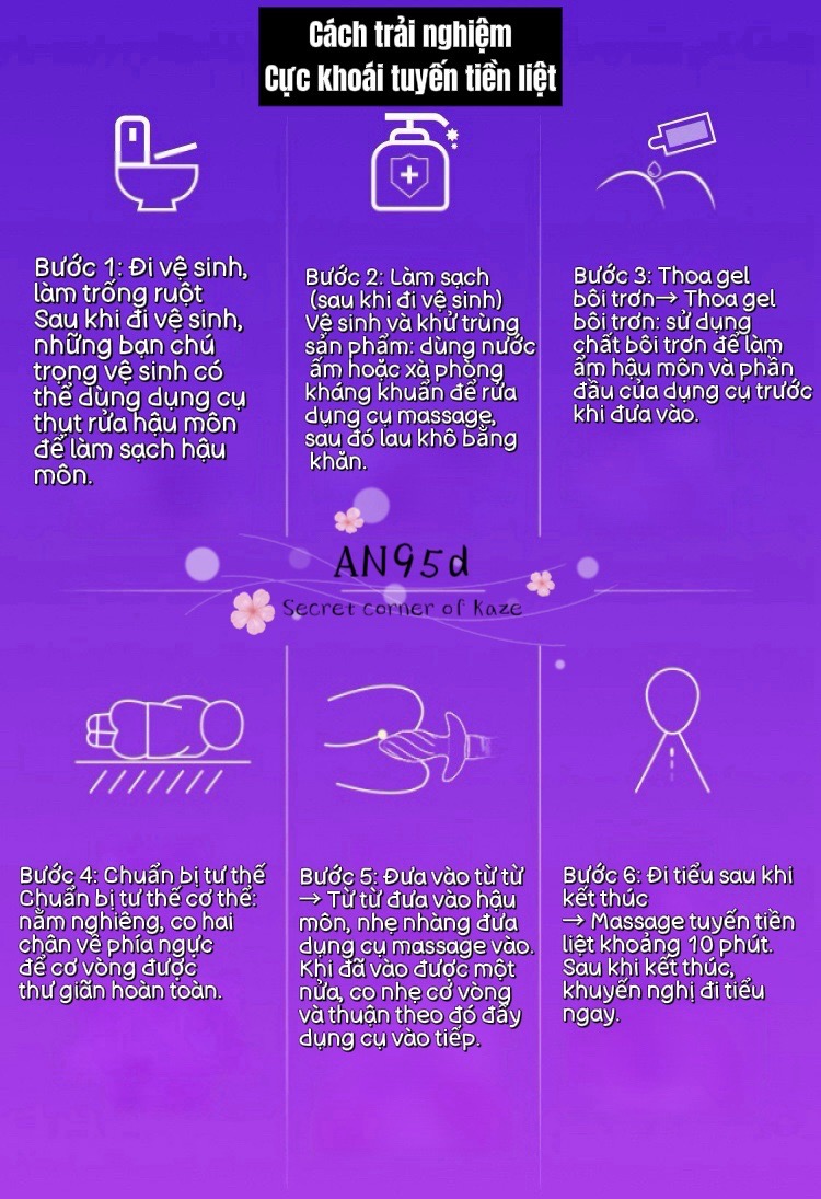Buttplug đuôi cún vẫy AN95d