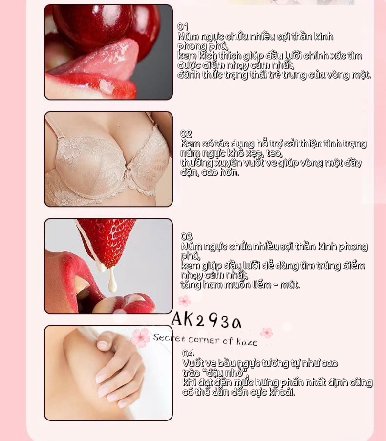 Kem tăng nhạy cảm ngực AK293a