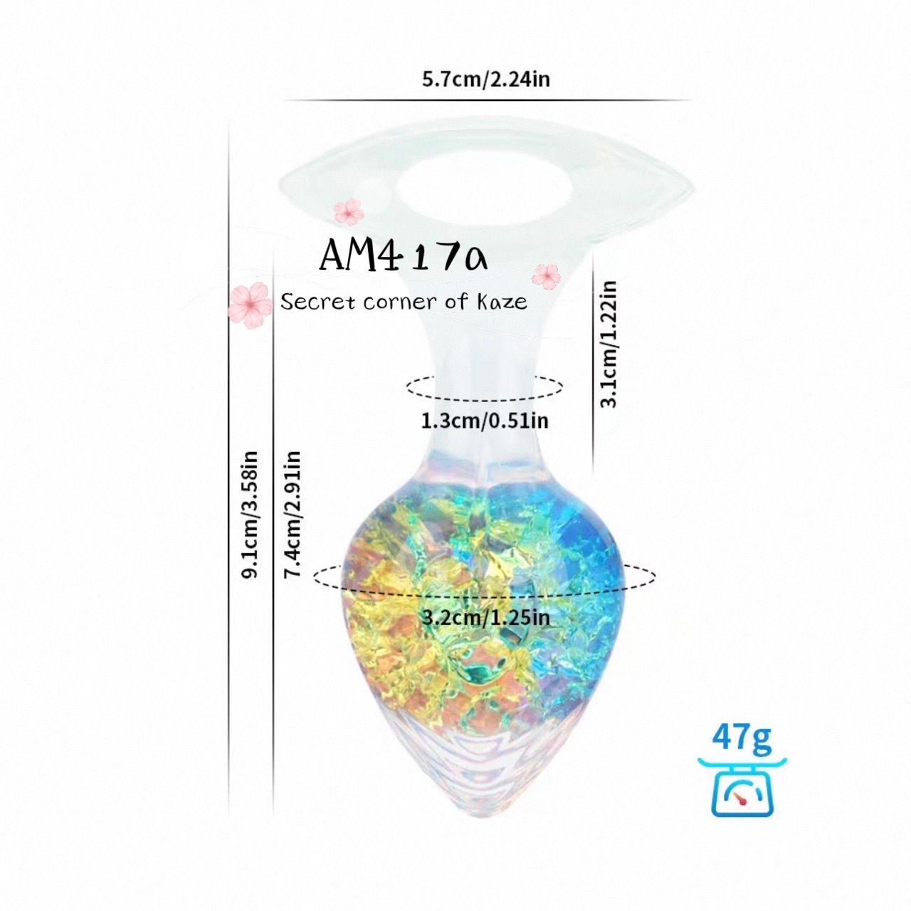 Hologram plug+gag AM417a