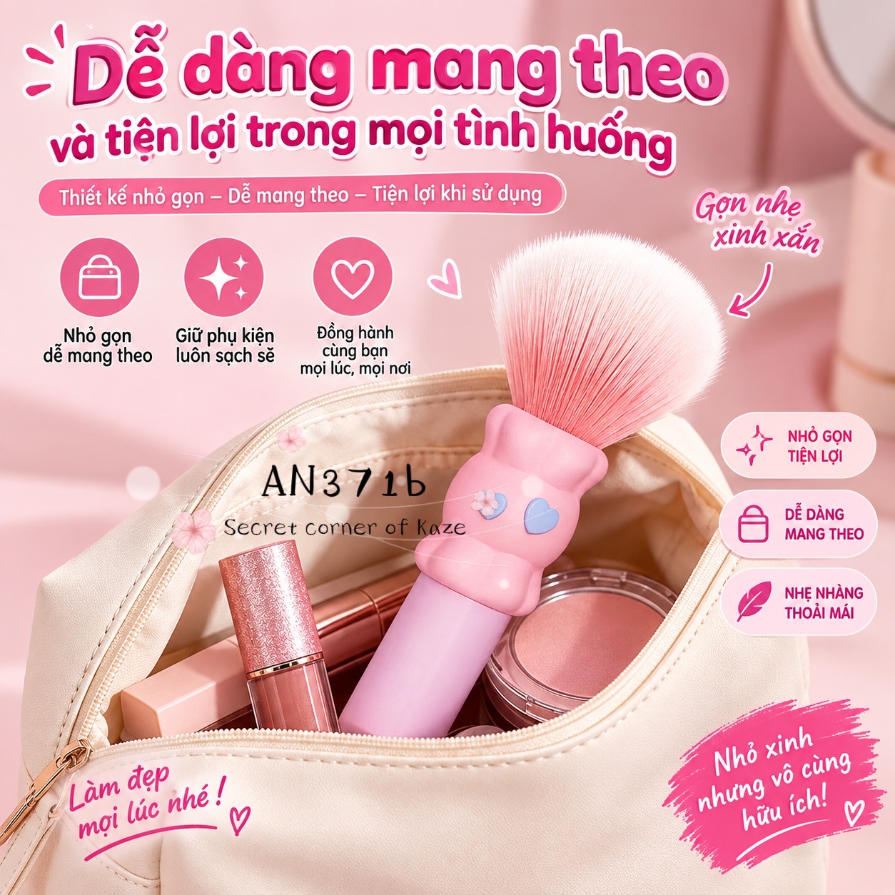 Cọ makeup xinh AN371b