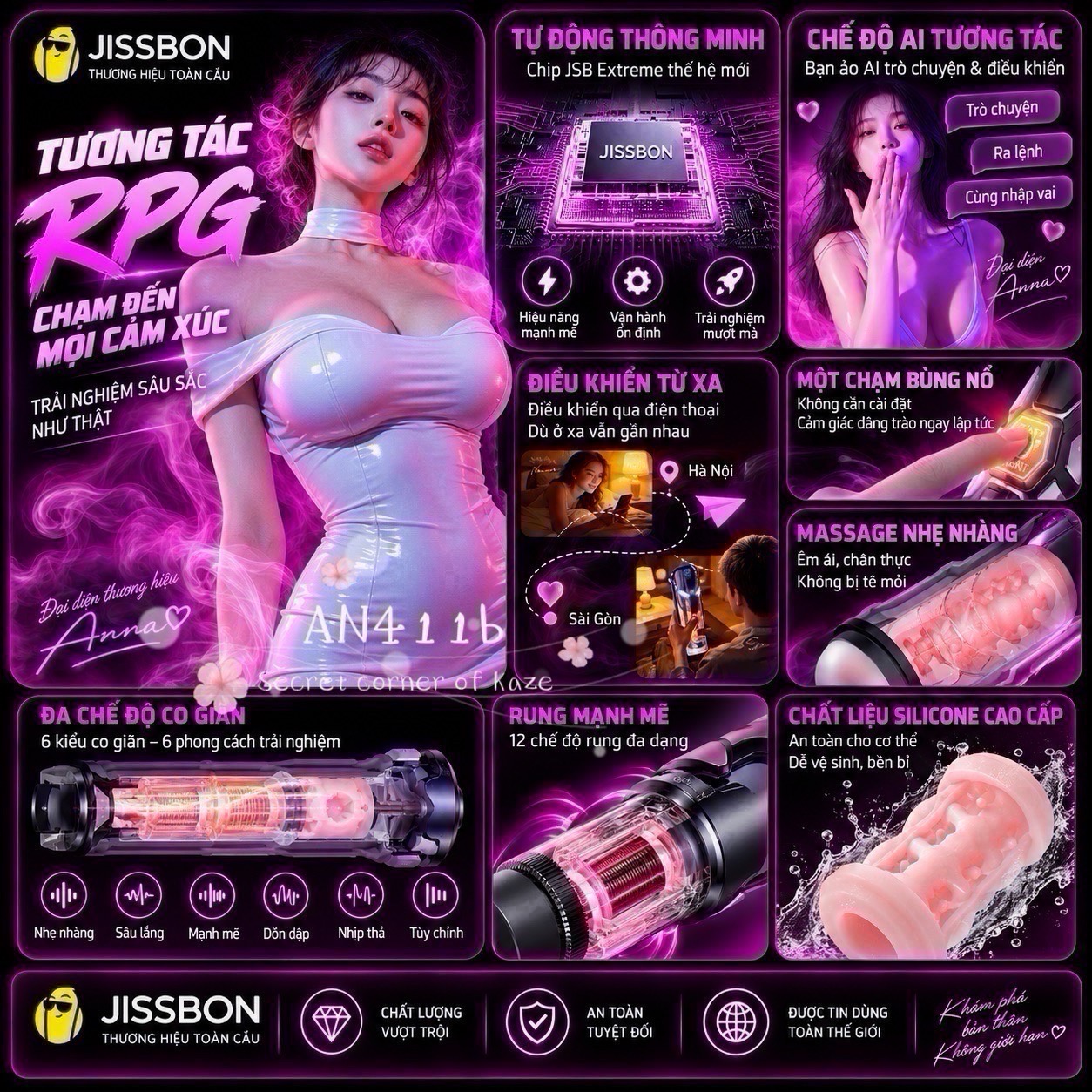 Bạo phong cơ pro AN411b