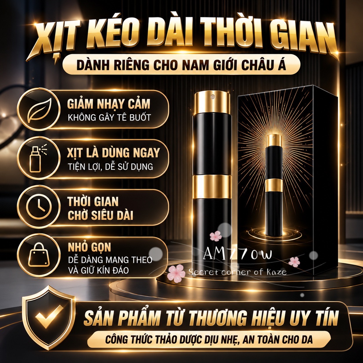Xịt kéo dài AM770w