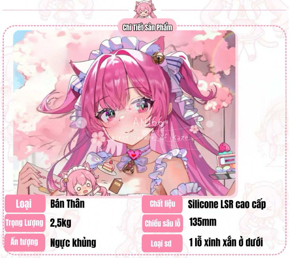 Toy Hầu gái Cup E An166