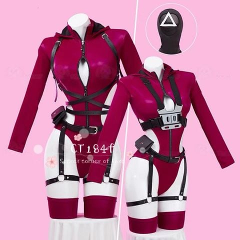 Pink soldiers sexy squid game CT184f