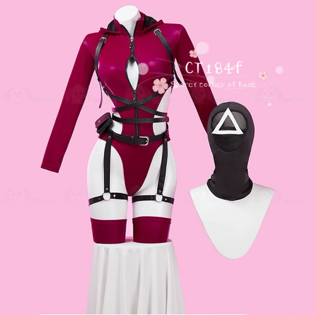 Pink soldiers sexy squid game CT184f