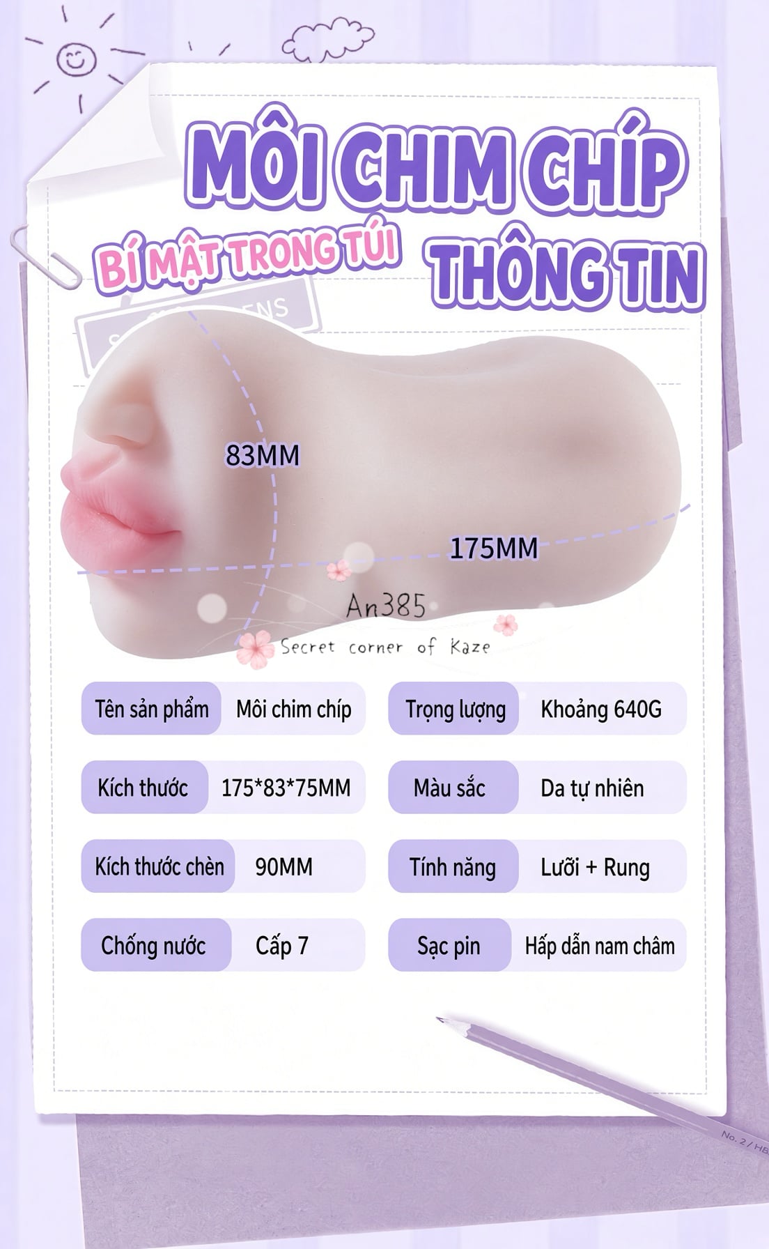 Ngôi sao công sở rung AN385