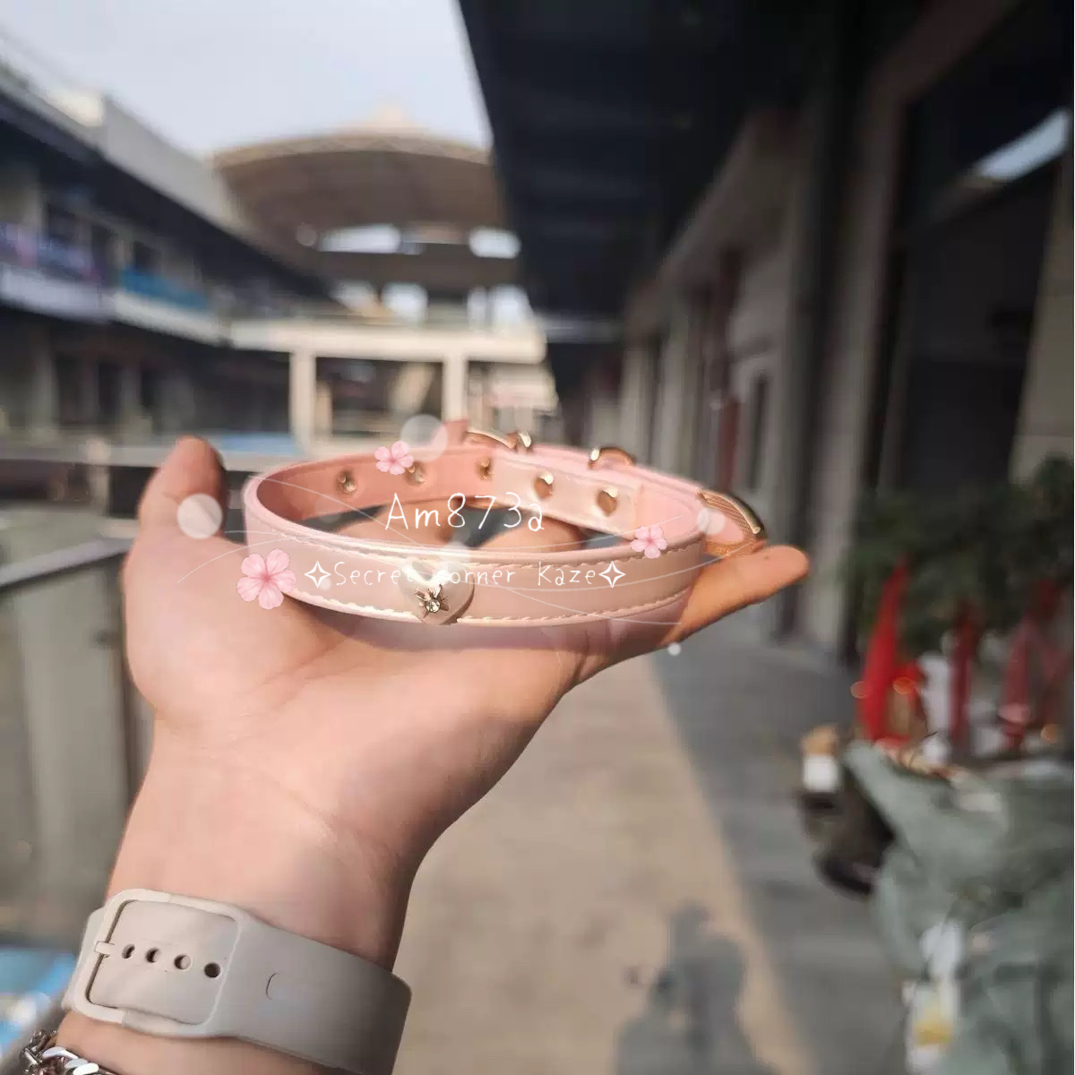 Choker chuông hồng Am873a