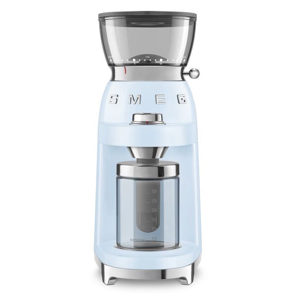 Máy xay cà phê Smeg CGF03PBEU - Smeg - Một tách cà phê ngon bắt đầu từ quá trình xay. Máy xay cà phê Smeg CGF03 là lựa 