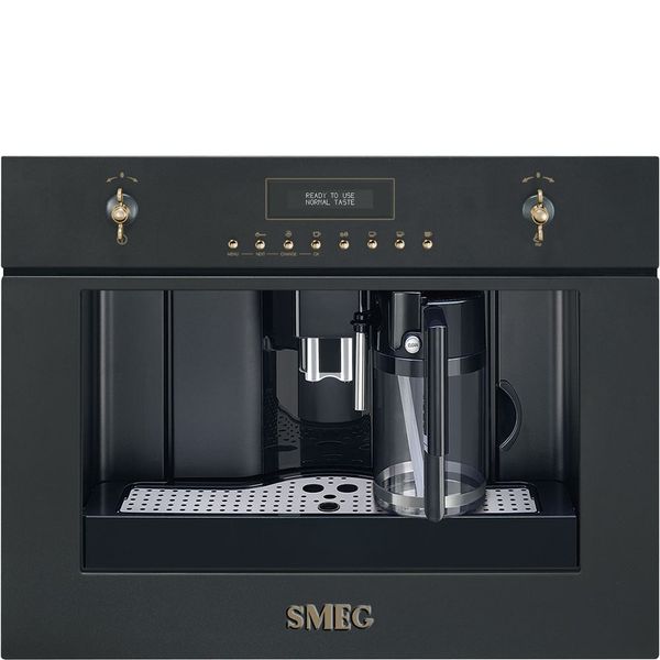 MÁY PHA CÀ PHÊ ÂM TỦ SMEG COLONIALE, 60CM - CMS8451A - Smeg - Máy pha cà phê âm tủ Smeg kết hợp thiết kế tinh tế và công nghệ tiên tiến để pha