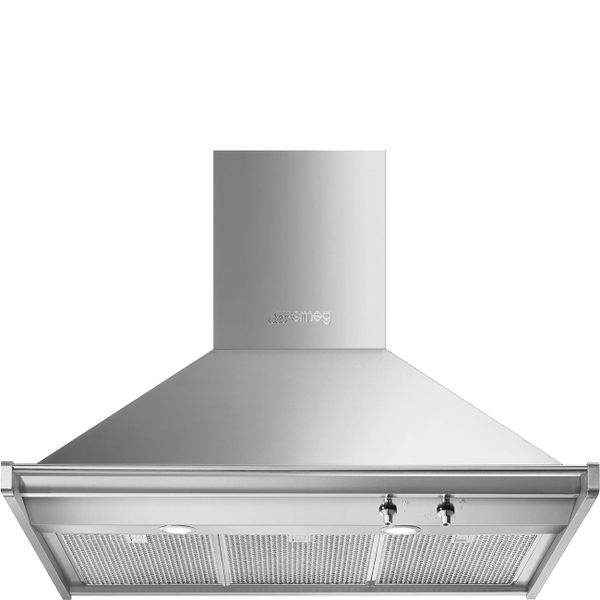 MÁY HÚT MÙI ÁP TƯỜNG SMEG CLASSIC, 90CM - Smeg - Máy hút mùi gắn tường 90cm, với thiết kế tinh tế và ấn tượng, được tạo ra để trở